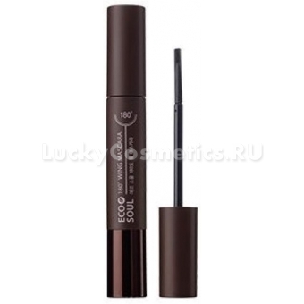 Подкручивающая тушь для ресниц The Saem Eco Soul 180 Wing Mascara