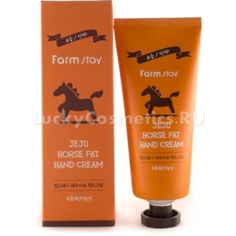 Восстанавливающий крем для рук    FarmStay Horse Fat Hand Cream