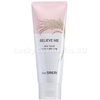 Скраб с экстрактом риса The Saem Believe Me Rice Scrub