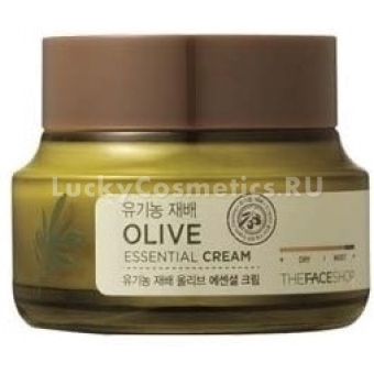 Питательный крем для лица с маслом оливы The Face Shop Olive Essential Cream