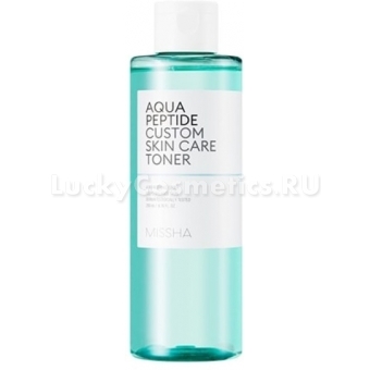 Увлажняющий тоник с пептидами Missha Aqua Peptide Custom Skin Care Toner