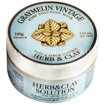 Очищающая глиняная маска Graymelin Herb And Clay Solution Pore Control Mask