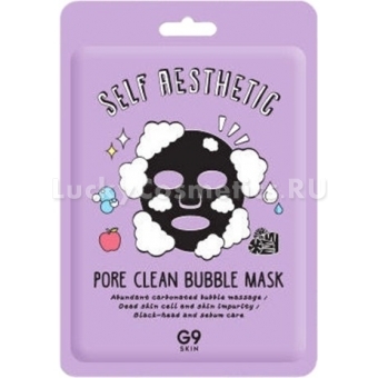 Пузырьковая тканевая маска для очищения пор G9Skin Self Aesthetic Poreclean Bubble
