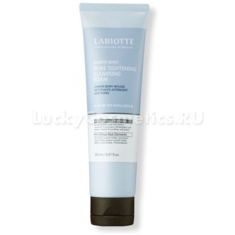 Пенка для умывания с экстрактом можжевельника для сужения пор Labiotte Juniper Berry Pore Tightening Cleansing Foam