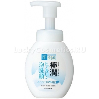 Нежная пенка для умывания с гиалуроновой кислотой Hada Labo Gokujyun Foaming Face Wash