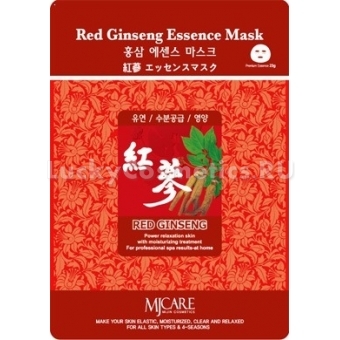 Листовая маска с женьшенем Mijin Cosmetics Red Ginseng Essence Mask