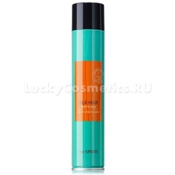 Лак с аргановым маслом The Saem Silk Hair Style Fix Spray