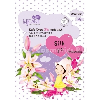 Шелковая маска Mijin Cosmetics Mj Care Daily Dewy Silk Mask Pack