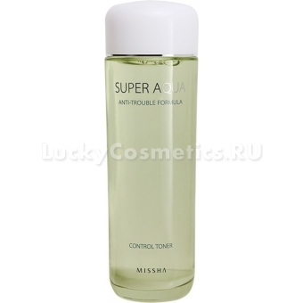 Тонер для борьбы с воспалениями Missha Super Aqua Anti-Trouble Formula Control Toner