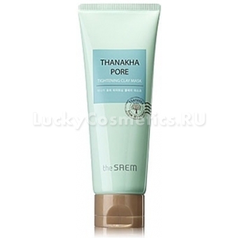 Маска с ионизированной глиной The Saem Thanakha Pore Tightening Clay Mask