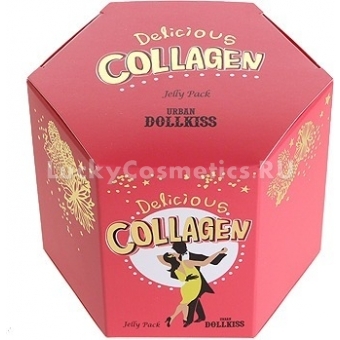 Маска антивозрастная Baviphat Urban Dollkiss Delicious Collagen Jelly Pack