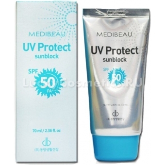 Солнцезащитный крем SPF50 VOV Medibeau UV Protect Sun Block Cream SPF50