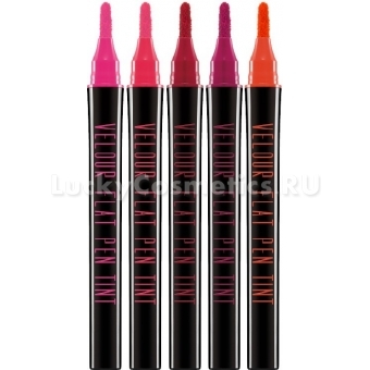 Тинт-фломастер для губ Missha Velour Flat-pen Tint