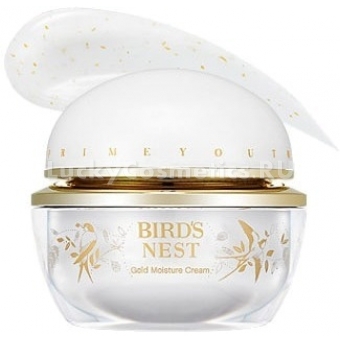 Крем для лица с золотом и ласточкиным гнездом Holika Holika Prime Youth Bird Nest Gold Moisture Cream