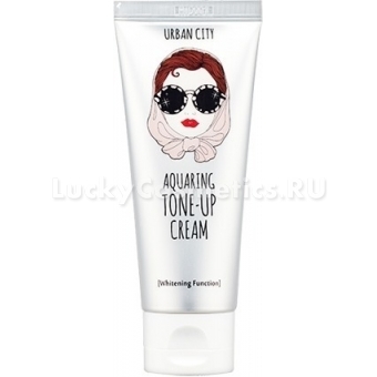 Увлажняющий осветляющий крем Baviphat Urban Dollkiss City Aquaring Tone-Up Cream