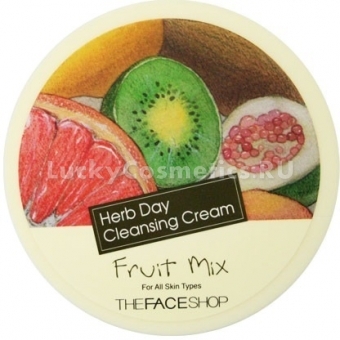 Очищающий крем The Face Shop Herbday Cleansing Cream Fruit Mix