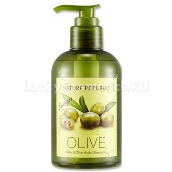 Увляжняющий шампунь для волос с маслом оливы Nature Republic Natural Olive Hydro Shampoo