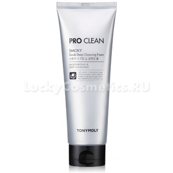 Пенка-скраб Tony Moly Pro Clean Smoky Scrub Deep Cleansing Foam