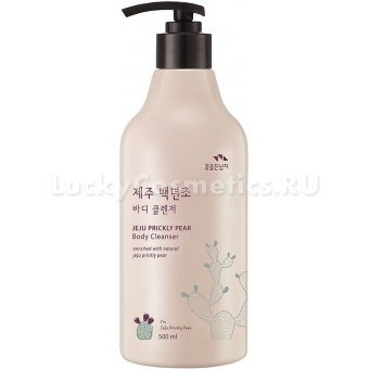 Гель для душа с экстрактом кактуса Flor de Man Jeju Prickly Pear Body Cleanser