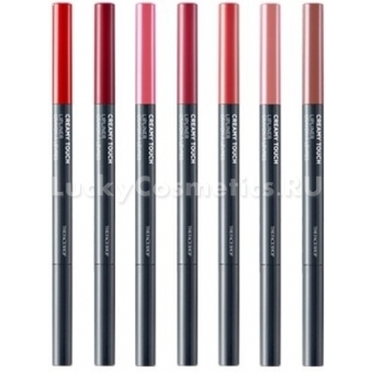 Карандаш для губ с кисточкой The Face Shop Creamy Touch Lipliner