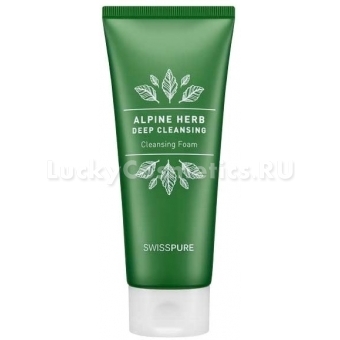 Очищающая пенка с альпийскими травами Swisspure Alpine Herb Deep Cleansing Foam