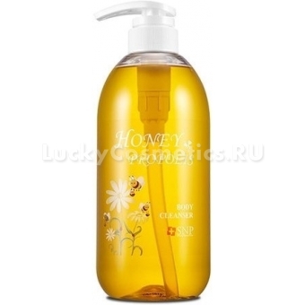 Медовый гель для душа SNP Honey And Propolis Body Cleanser