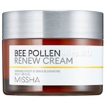 Крем для лица с пчелиной пыльцой Missha Bee Pollen Renew Cream