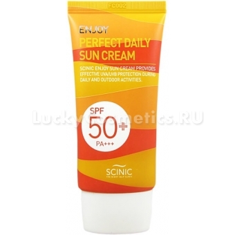 Солнцезащитный крем для лица и тела Scinic Enjoy Perfect Daily Sun Cream SPF50+ /PA+++