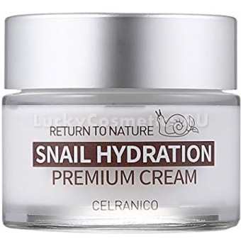 Увлажняющий крем для лица с муцином улитки Celranico Return To Nature Snail Hydration Premium Cream