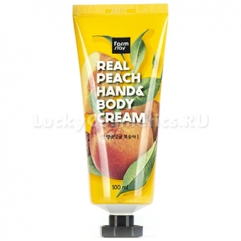 Крем для рук и тела с персиком FarmStay Real Hand and Body Cream