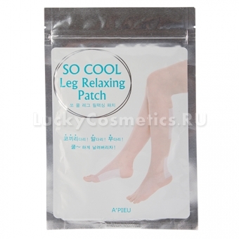 Охлаждающие патчи для ног с растительными экстрактами A'Pieu So Cool Leg Relaxing Patch