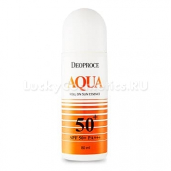 Эссенция солнцезащитная роликовая Deoproce Aqua Roll On Sun Essence SPF 50+ PA+++