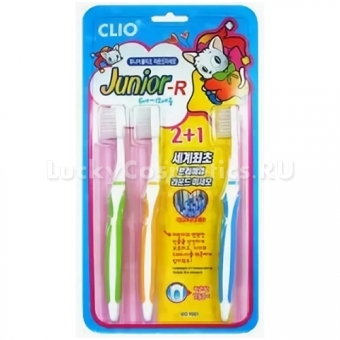 Набор из 3-х зубных щеток Clio Junior R