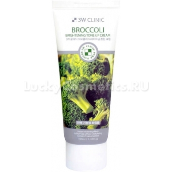 Осветляющий крем с экстрактом брокколи 3W Clinic Broccoli Brightening Tone Up Cream