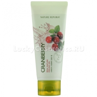 Пилинг-скатка с клюквой Nature Republic Real Nature Cranberry Peeling Gel