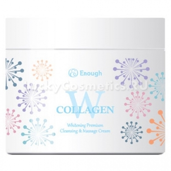Осветляющий массажный крем Enough Collagen Whitening Premium Cleansing And Massage Cream
