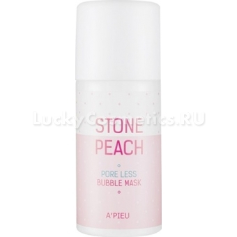 Пузырьковая маска для очищения пор A'Pieu Stone Peach Pore Less Bubble Mask