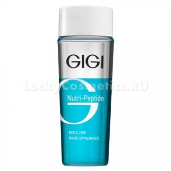 Жидкость для снятия макияжа Gigi Nutri Peptide Eye And Lips Make Up Remover