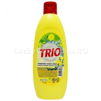 Средство для мытья посуды Trio Lemon