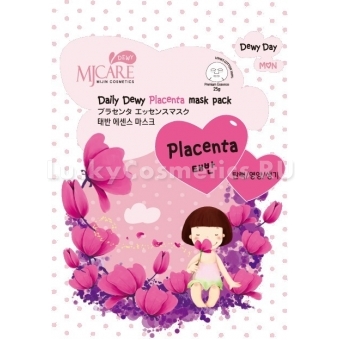 Плацентарная маска Mijin Cosmetics Mj Care Daily Dewy Placenta Mask Pack