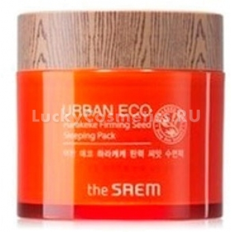 Укрепляющая ночная маска  The Saem Urban Eco Harakeke Firming Seed Sleeping Pack