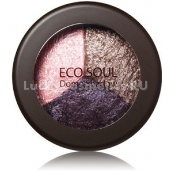 Тройные тени для век The Saem Eco Soul Dome Shadow