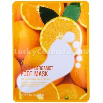 Маска для ног с бергамотом Tony Moly Lovely Bergamot Foot Mask