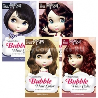 Краска-мусс для волос Holika Holika Angel`s Ring Bubble Hair Color