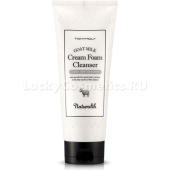 Очищающая пенка с козьим молоком Tony Moly Naturalth Goat Milk Cream Foam Cleanser