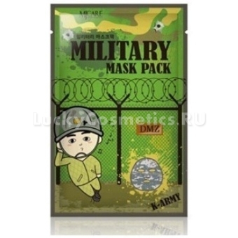 Листовая маска для мужчин Mijin Cosmetics Military Mask