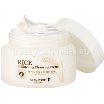 Крем для лица с экстрактом рисовых отрубей Skinfood Rice Brightening Cleansing Cream