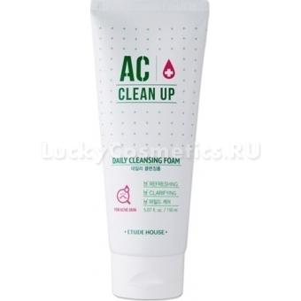 Пенка для лица Etude House AC Clean Up Daily Acne Foam Cleanser