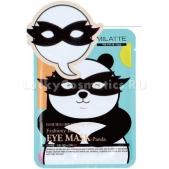Маска-панда для области вокруг глаз Milatte Fashiony Black Eye Mask Panda