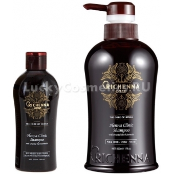 Шампунь с хной и комплексом восточных трав Richenna Gold Henna Clinic Shampoo